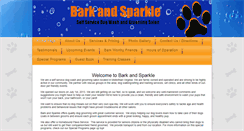 Desktop Screenshot of barkandsparkledogwash.com